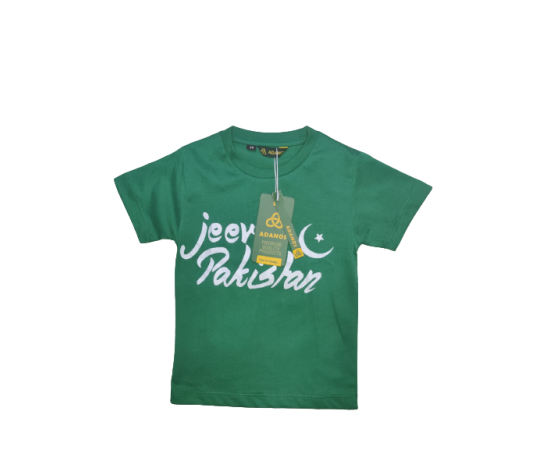 Independence Day 14th August Jeevy Pakistan T-Shirt For Kids