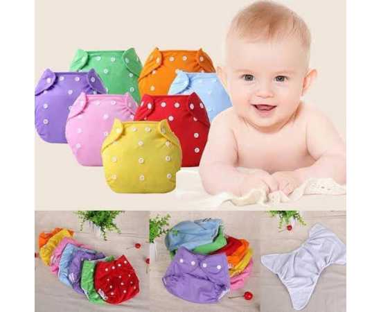 0-3 Years Baby Adjustable Washable Diapers - 1 Piece