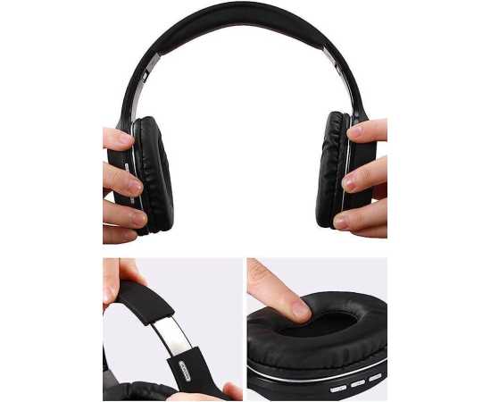 HKT YK-H1 Wireless Bluetooth 5.0 Headphone - Black