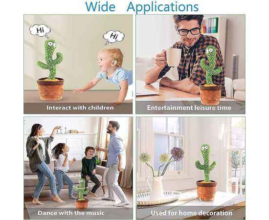 Dancing Cactus Plush Toy - 1 Piece