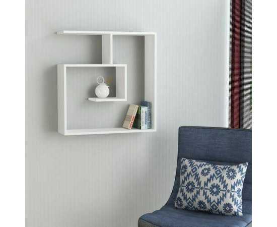 Wooden wall decorative shelf