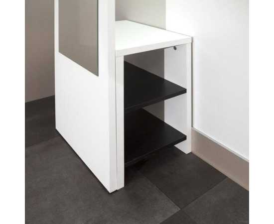 3 in 1 Dressing Mirror Table With Shoes Rack and Hanger