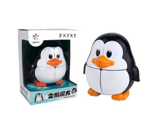 Yuxin Penguin Magic Cube 2x2 Puzzle Toy for Kids