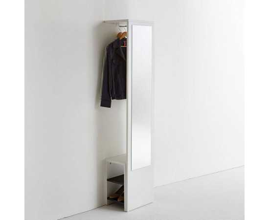 3 in 1 Dressing Mirror Table With Shoes Rack and Hanger