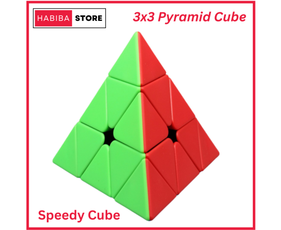 Moyu Meilong 3x3 Pyramid Cube Sticker Less Puzzle Toy