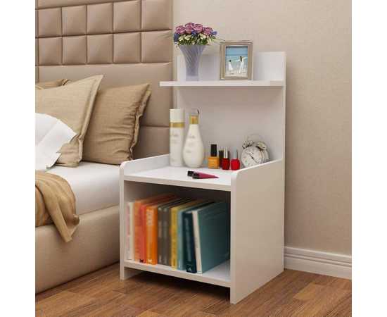 Modern Bedroom Side table with open storage