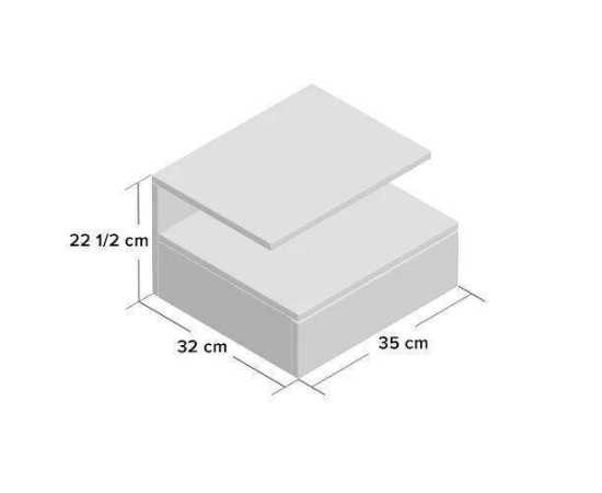 Toheed Wood Bed side Table Drawer