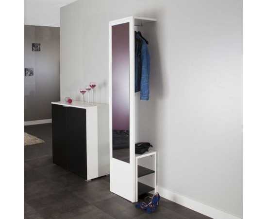 3 in 1 Dressing Mirror Table With Shoes Rack and Hanger