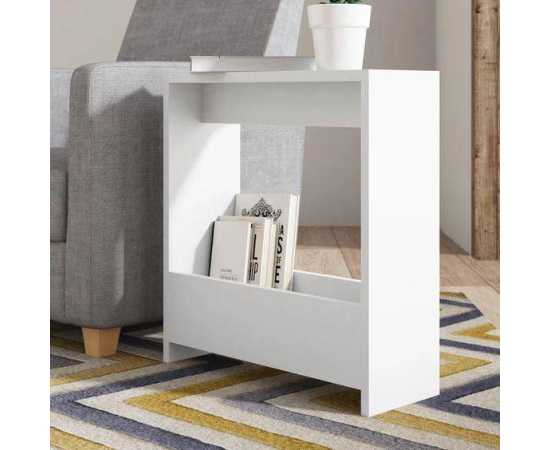 Wooden Living Room side table - White