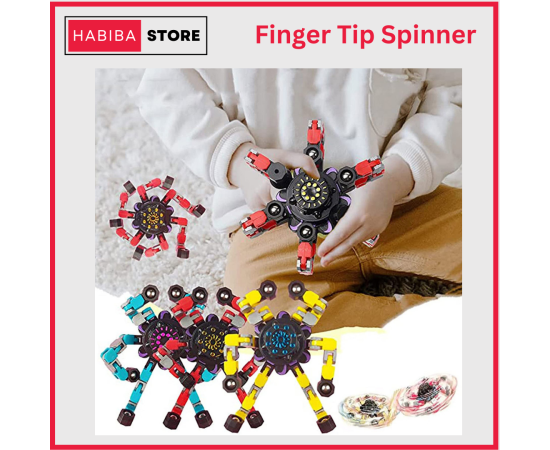 Fidget Spinner Robot Transformable Hand Toy - 1 Piece
