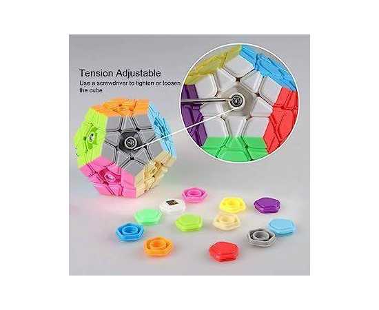 Megaminx Cube 3x3 Sticker Less Puzzle Toy