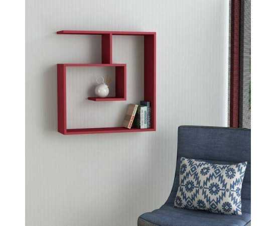 Wooden wall decorative shelf