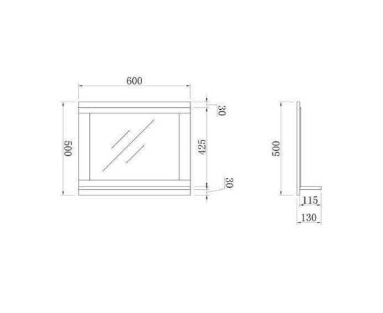 Bathroom Mirror With Shelves