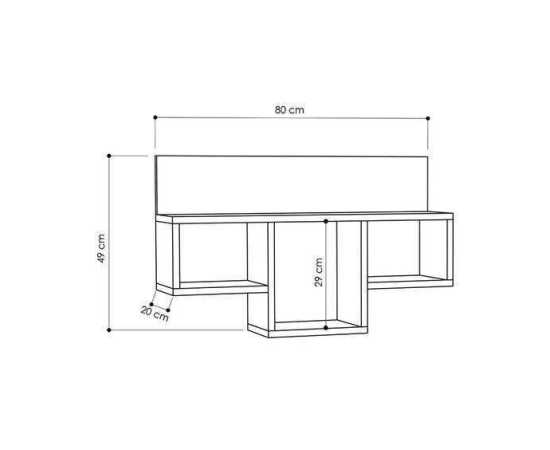 wall Decorative Book shelf