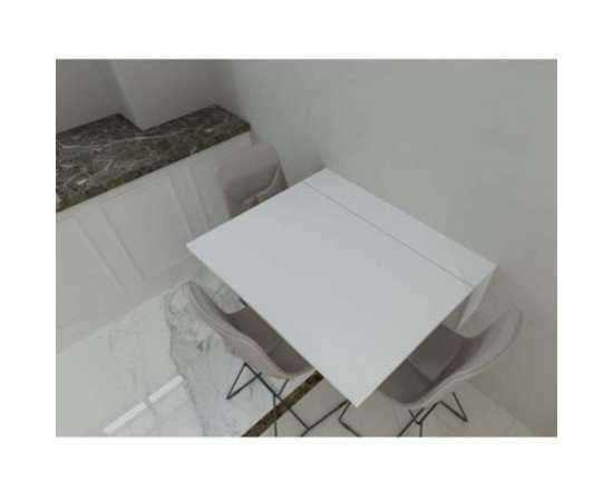 Space Saving Folding Wall Mounted Table - White