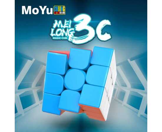 Moyu Fast Speed Cube 3x3 Sticker Less Puzzle Toy