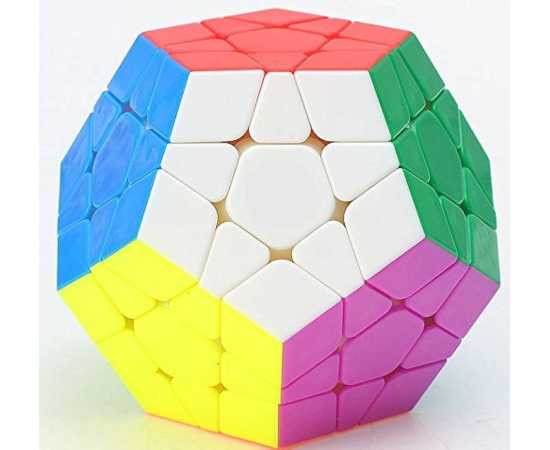 Megaminx Cube 3x3 Sticker Less Puzzle Toy