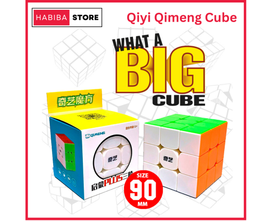 Big Cube Qiyi Qimeng Plus 3x3 Sticker less Educational Puzzle Toys