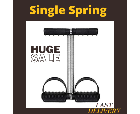 Tummy Trimmer Black Single Spring For Home Gym