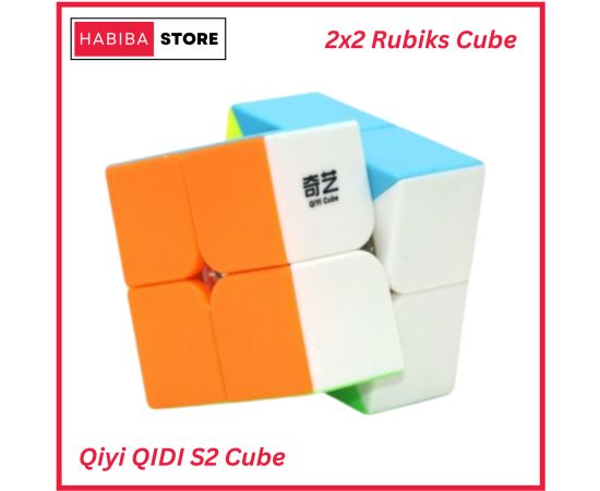 Qiyi QIDI 2x2 Sticker Less Puzzle Toy