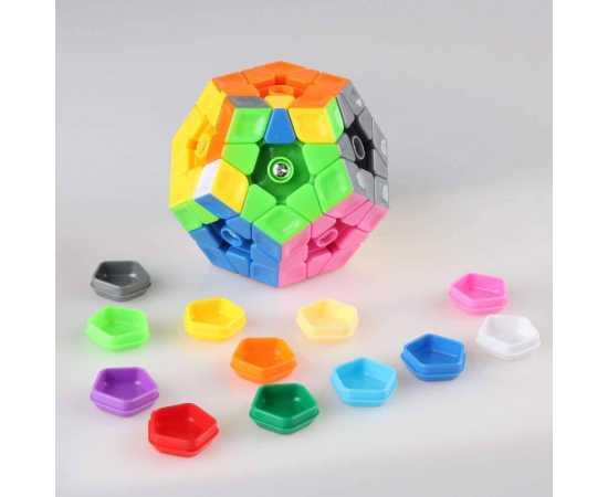 Megaminx Cube 3x3 Sticker Less Puzzle Toy