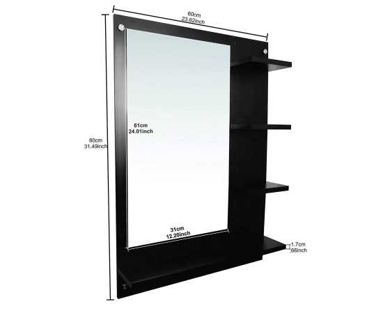 Wall Mirror Dressing mirror With Shelf