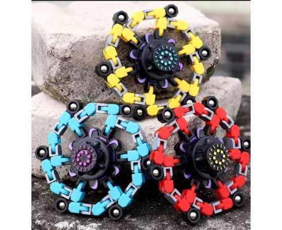 Fidget Spinner Robot Transformable Hand Toy - 1 PC