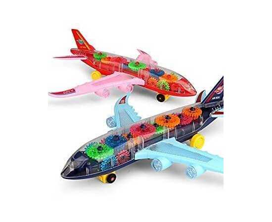 Trending Gear Transparent plane Toy For kids
