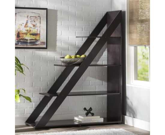 Triangle shape Brown decorative shelves Rack For Home & Office
