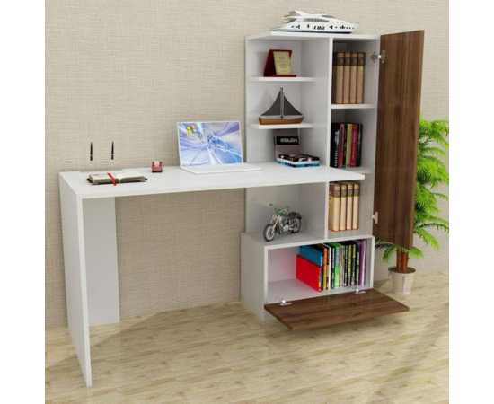 Creative study desk with large storage