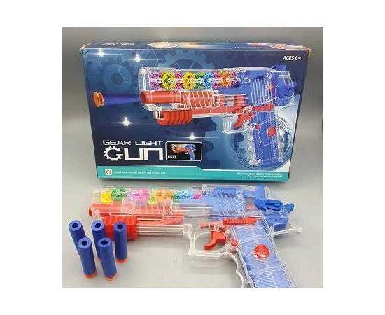 Transparent Gear Soft Blaster Gun Toy For kidsTransparent Gear Soft Blaster Gun Toy For kids