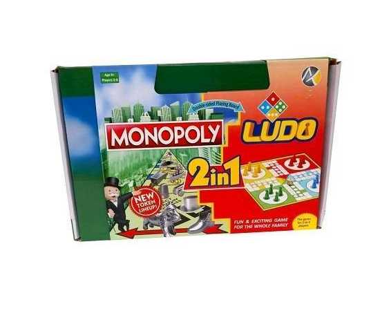 Trending 2 in 1 Monopoly Family Board Game