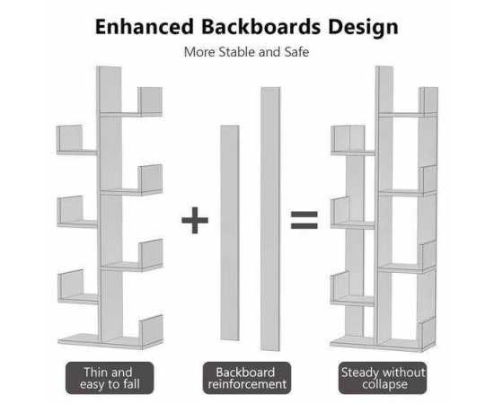 Wooden Modern multi purpose Book Rack - TWMR05