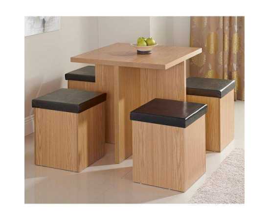 modern Dining table with 4 seats Set For Home - TWDT01