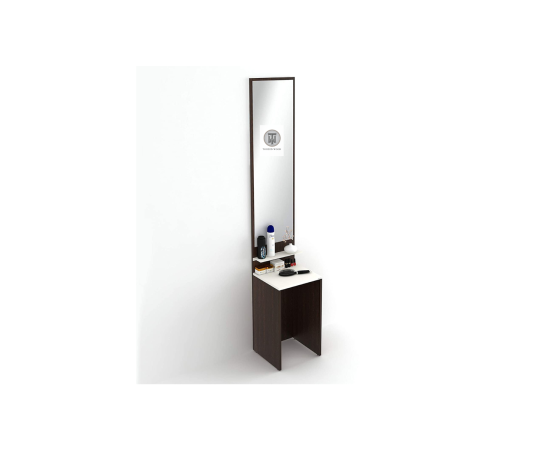 Full Length Dressing Table With Mirror & Shelf