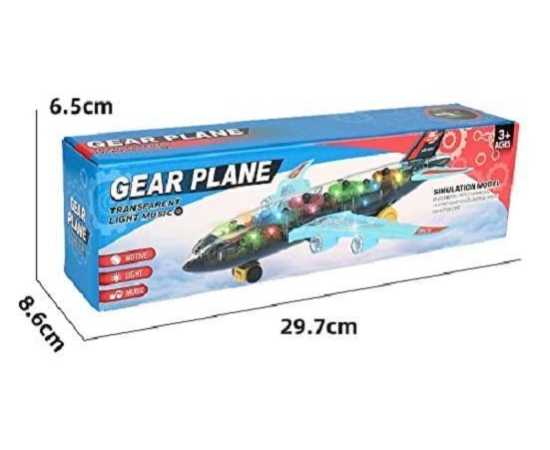 Trending Gear Transparent plane Toy For kids
