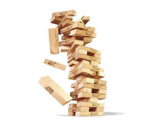 Classic Jenga Wooden Stacking Tower Board Game for Kids
