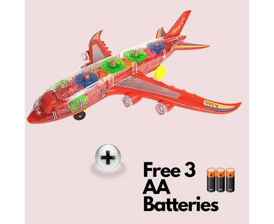 Trending Gear Transparent plane Toy For kids