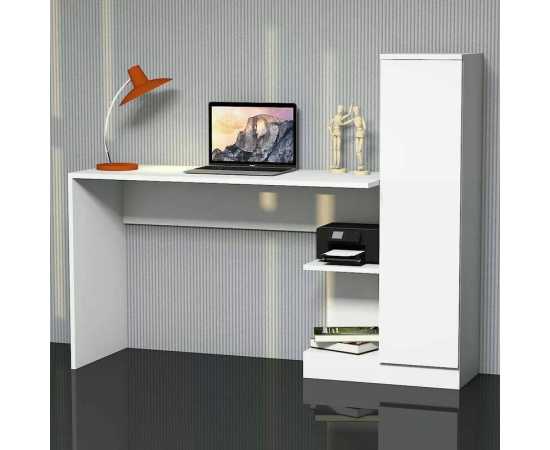 Multipurpose Study Desk with Side Shelves For Home