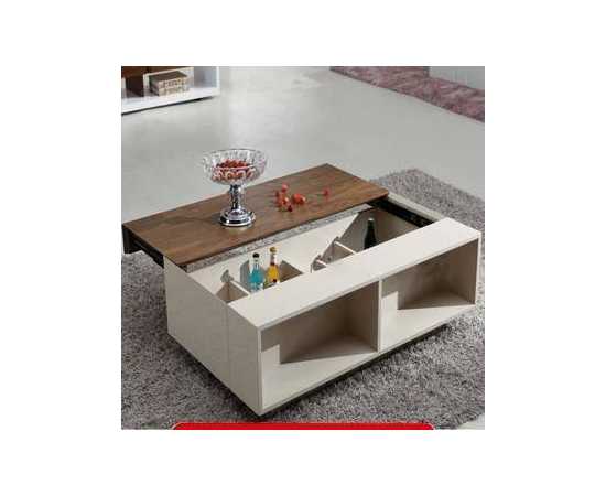 White & Brown Luxury Dining Room Center table - MDF-TWCT23
