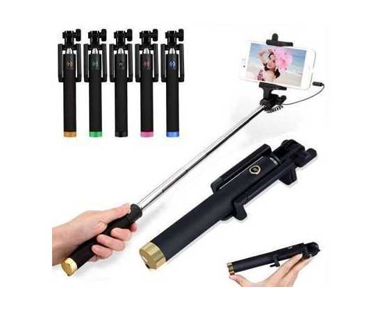 Mobile Wired Selfie Stick  - 1 Piece