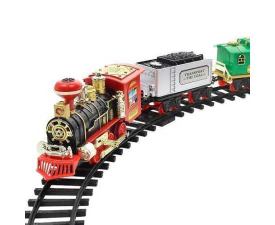 Electric Dynamic Steam RC Track Train Playset Set TOy