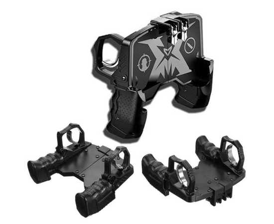 K21 PUGB Helper Four Finger Controller For Mobile Gaming