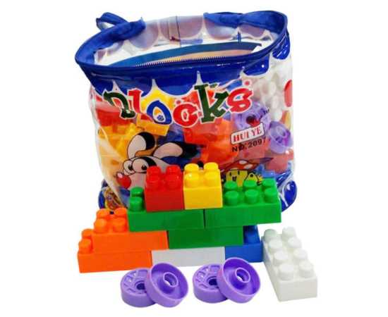 Multi Color Building Blocks Toy Set - Pack of 60 PCS Multi Color Building Blocks Toy Set - Pack of 60 PCS