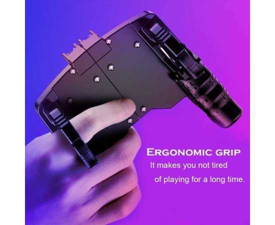 K21 PUGB Helper Four Finger Controller For Mobile Gaming