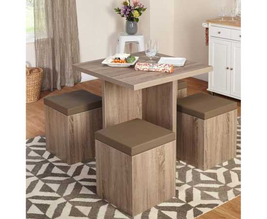modern Dining table with 4 seats Set For Home - TWDT01