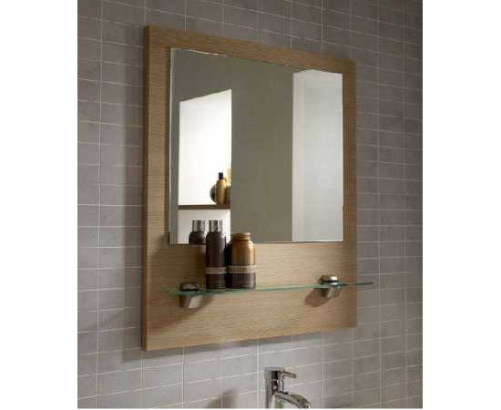 Bathroom Mirror With Glass Shelf