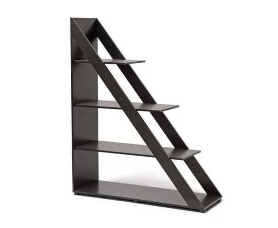 Triangle shape Brown decorative shelves Rack For Home & Office