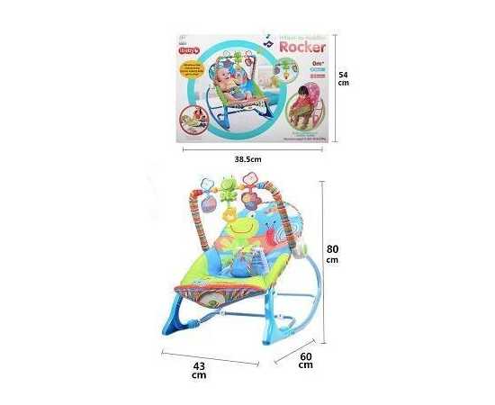 Newborn Infant Rocker With Music Breathable
