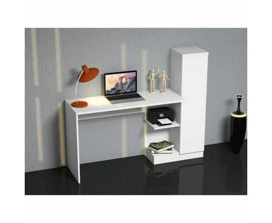Multipurpose Study Desk with Side Shelves For Home